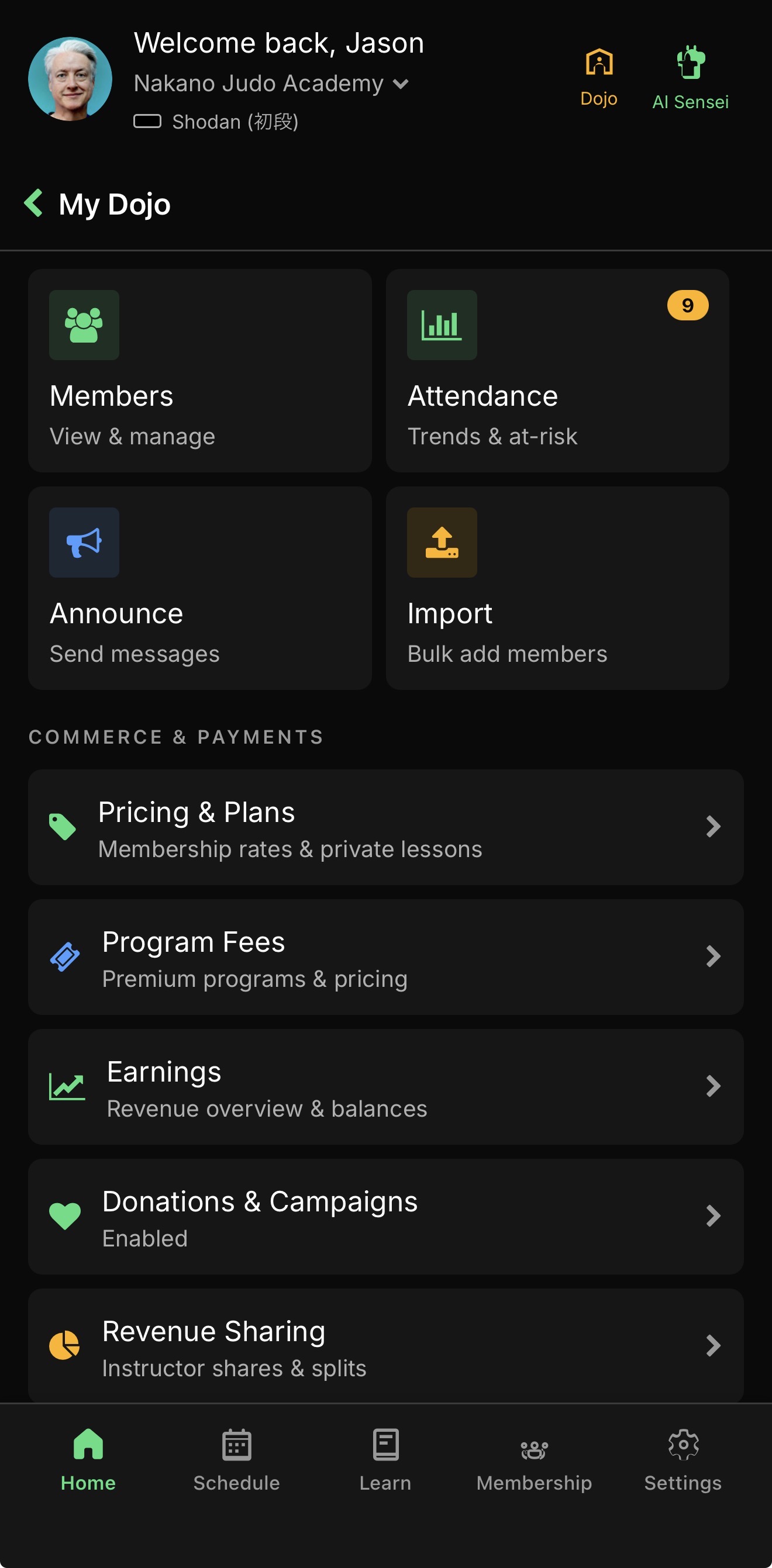 Judoka app screenshot